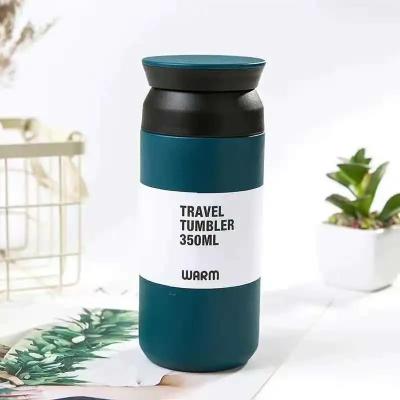 Thermos Cups Coffee Mug – Stainless Steel Insulated Water Bottle Green 350ml