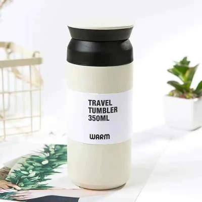 Thermos Cups Coffee Mug – Stainless Steel Insulated Water Bottle White 350ml
