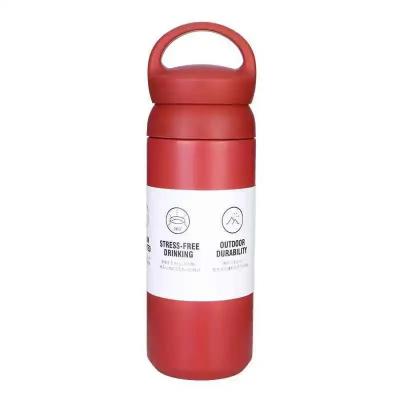 Thermos Cups Coffee Mug – Stainless Steel Insulated Water Bottle Red 500ml
