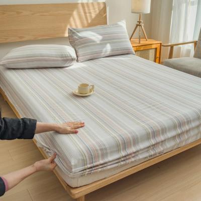 EliteGrid Queen Fitted Sheet – Pure Cotton Elegance
