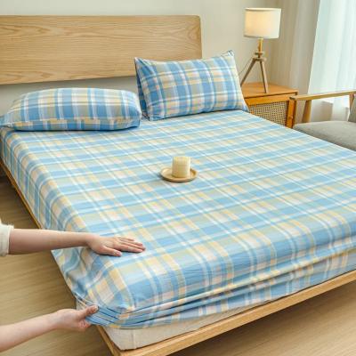 Heritage Check Cotton Fitted Sheet – Queen Bed Premium Style