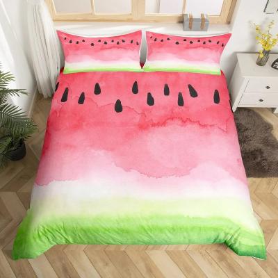 Watermelon Fade Pink Queen 3Pce Duvet Cover Set
