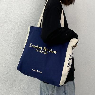 Signature Eco Canvas Shoulder Tote Black